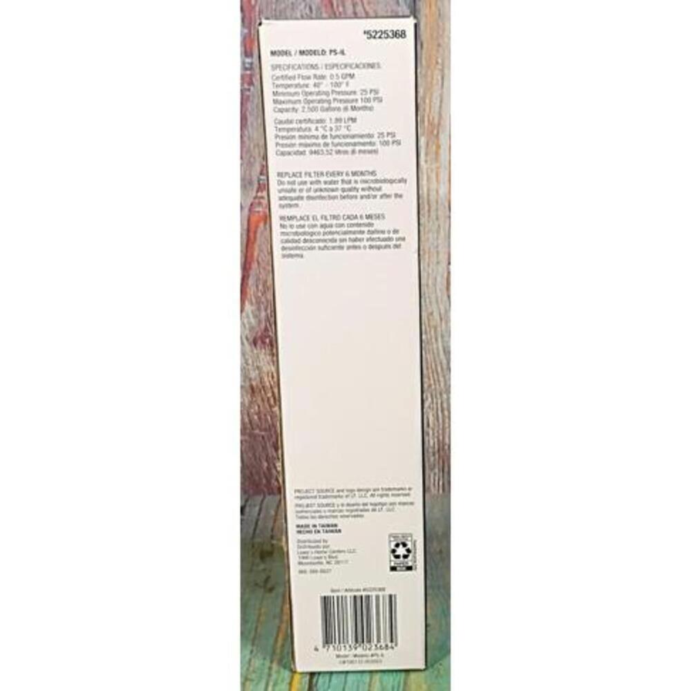 Project Source 10-in In-Line Carbon‎ Filter for Refrigerators - Picture 3 of 8